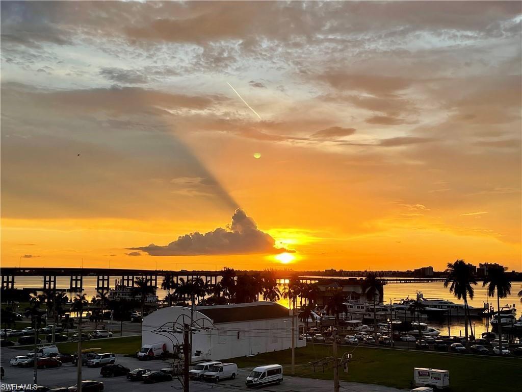 Sunset over Caloosahatchee River