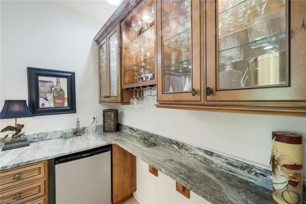Entertainment space and a place to display your favorite glassware