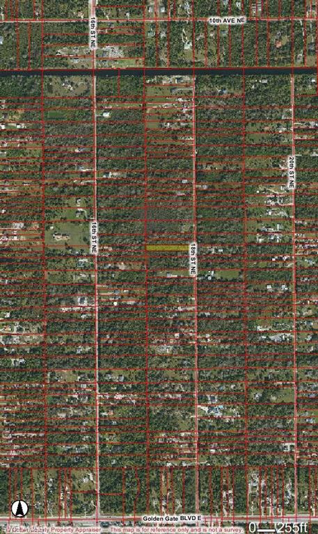 Property Appraisal Map. Highlighting the property boundaries and street identification