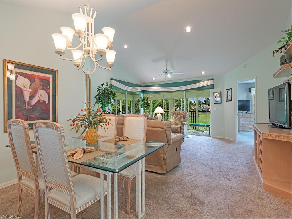 Formal dining area open to the lanai and kitchen