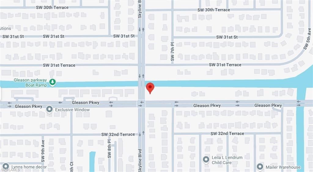 Property Map. Displaying the geographic layout and street configurations of the property's location
