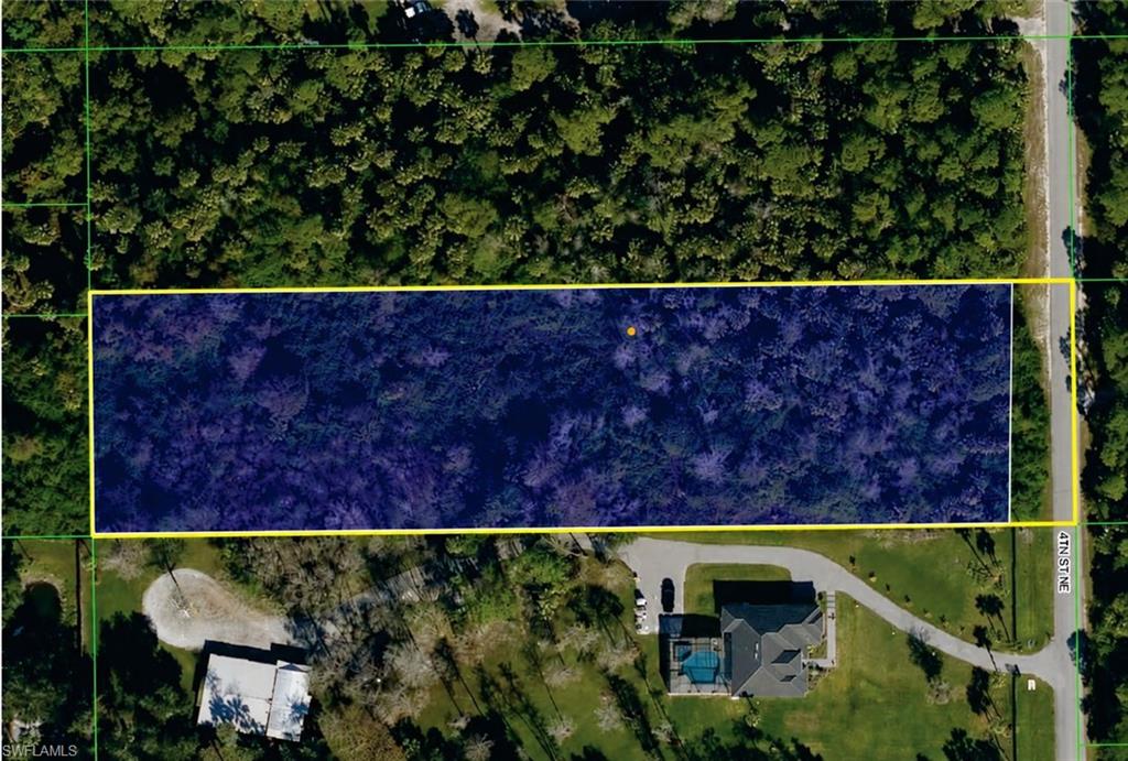 Property area of 2.50 acres