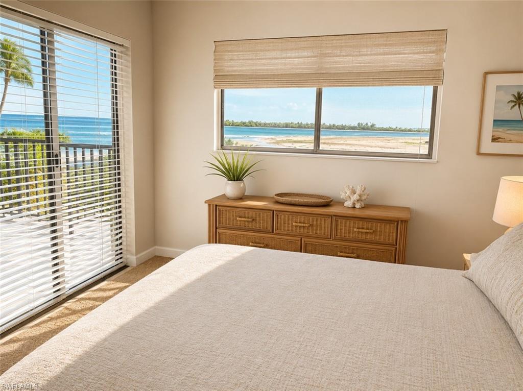 Virtually staged photo of master bedroom