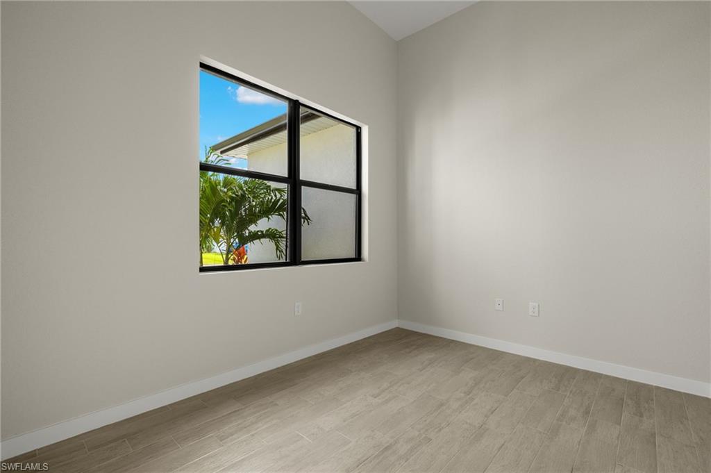 Flooring upgraded to premium, color-matched Luxury Vinyl Plank [LVP].