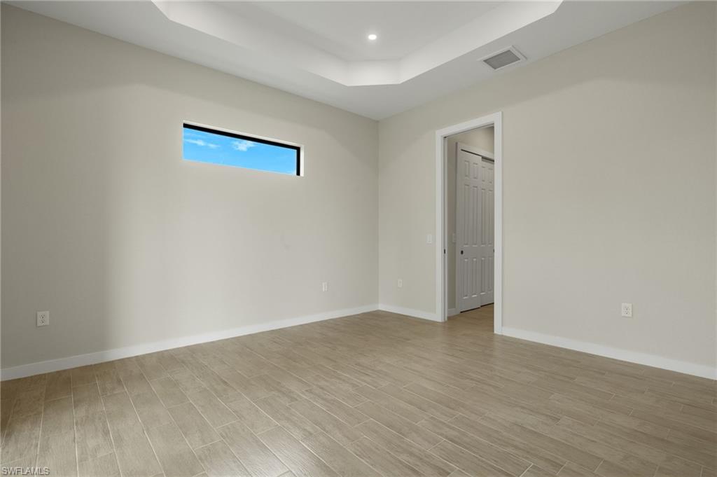 Flooring upgraded to premium, color-matched Luxury Vinyl Plank [LVP].