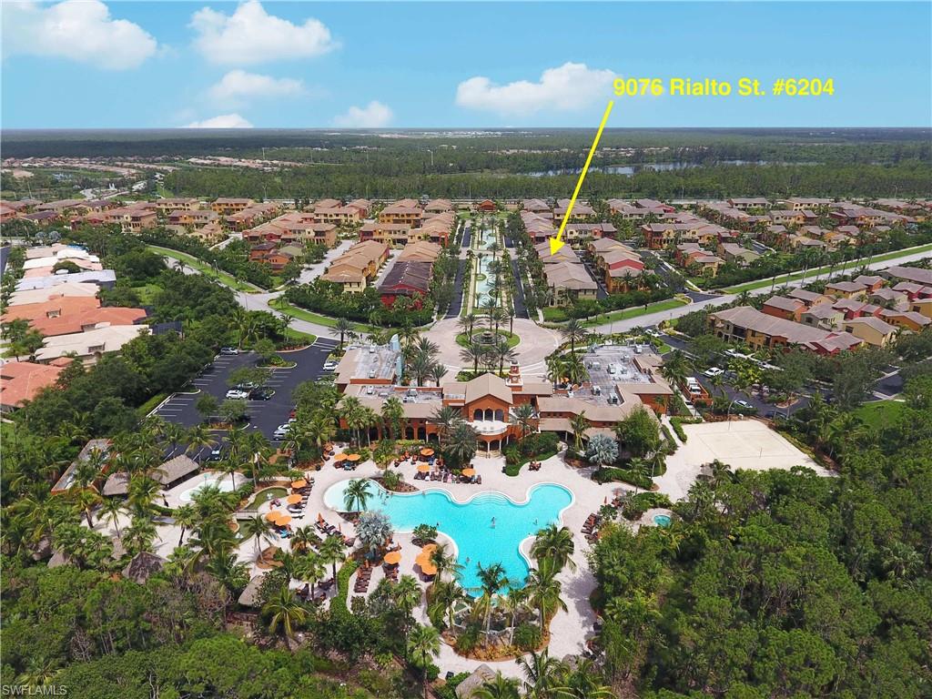 This unit is located steps from the amenity center.
