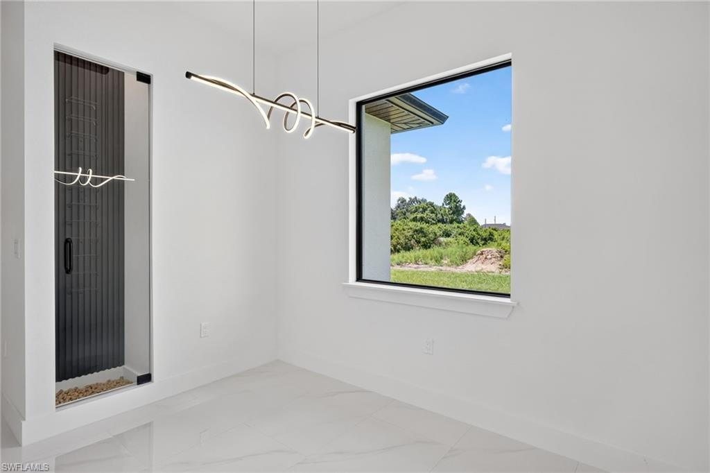 Dining Area with Wine Storage