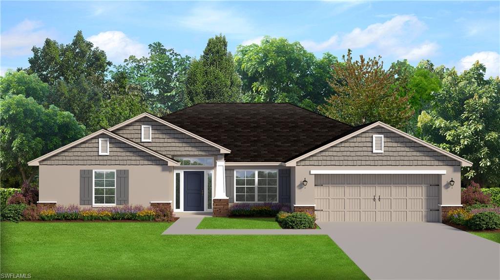 Contemporary single-story residence with a dark asphalt shingle roof