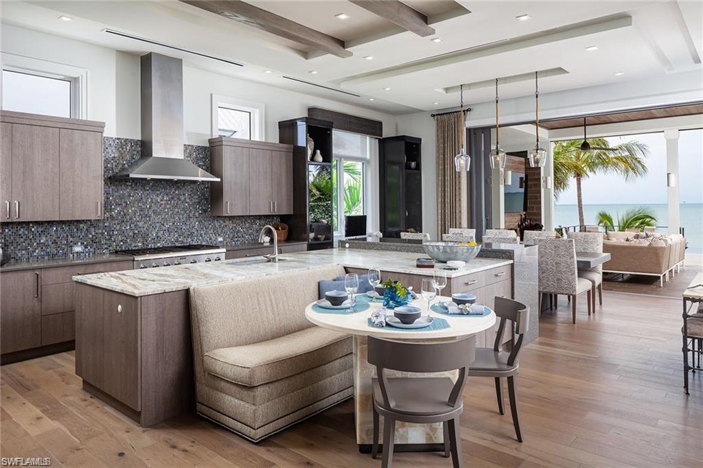 Views of the gulf from the kitchen