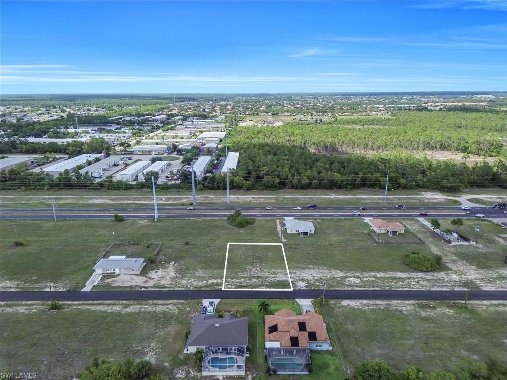 Cleared residential lot with defined boundaries