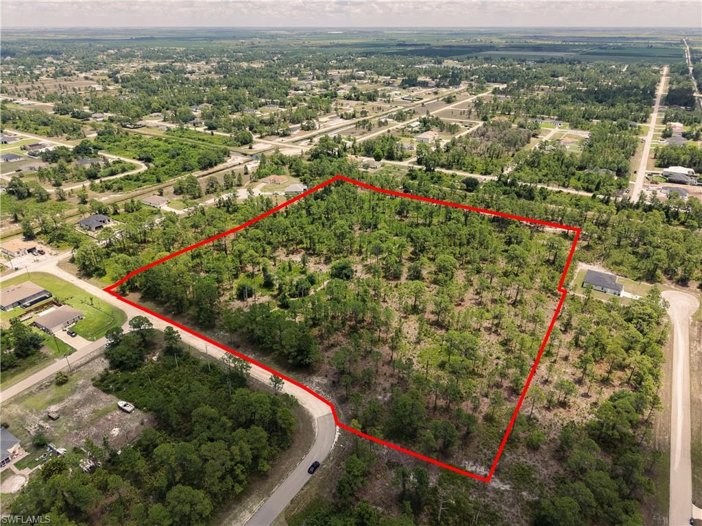 Expansive land parcel featuring dense tree coverage