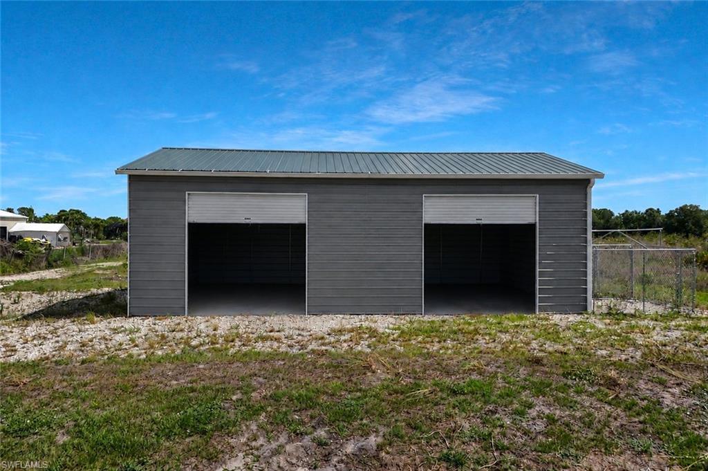 rear of garage/ workshop