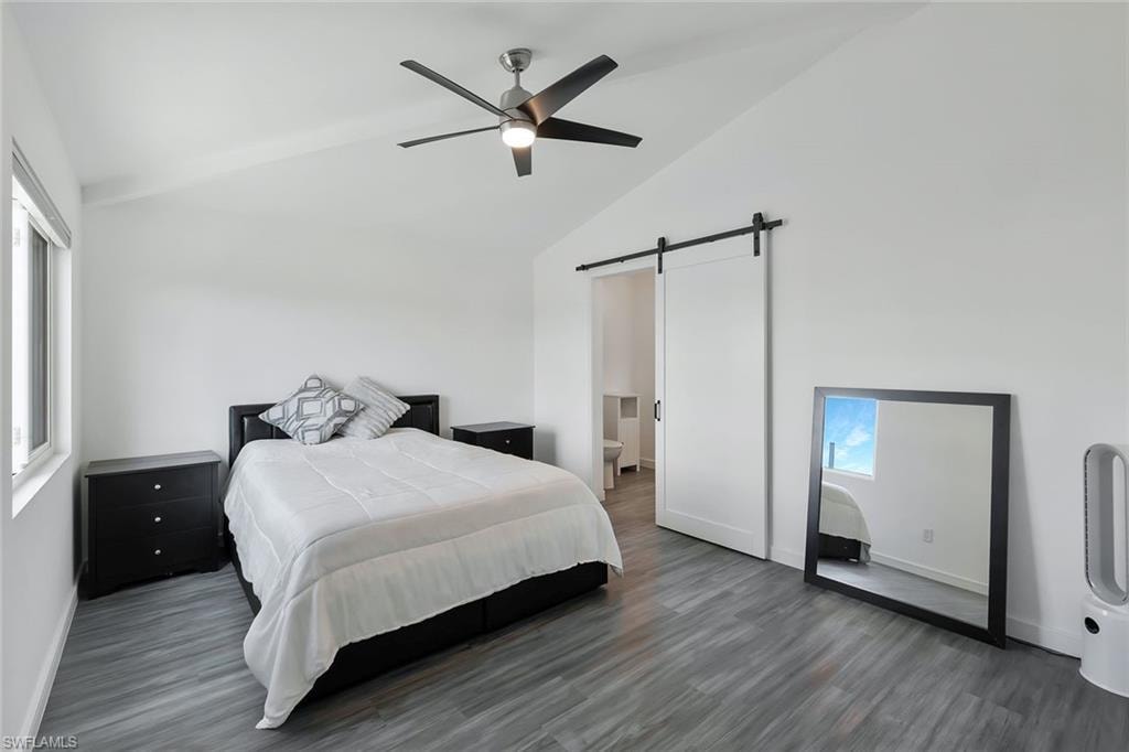 upper level primary bedroom