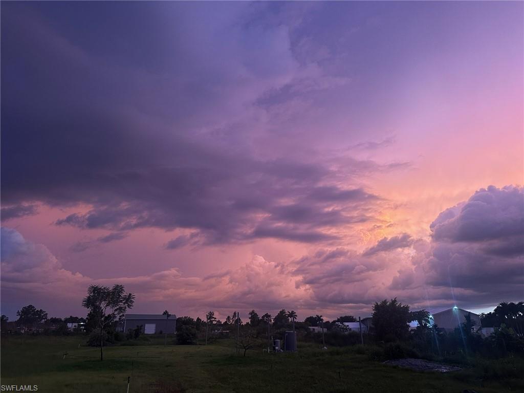 Stunning night time view of home