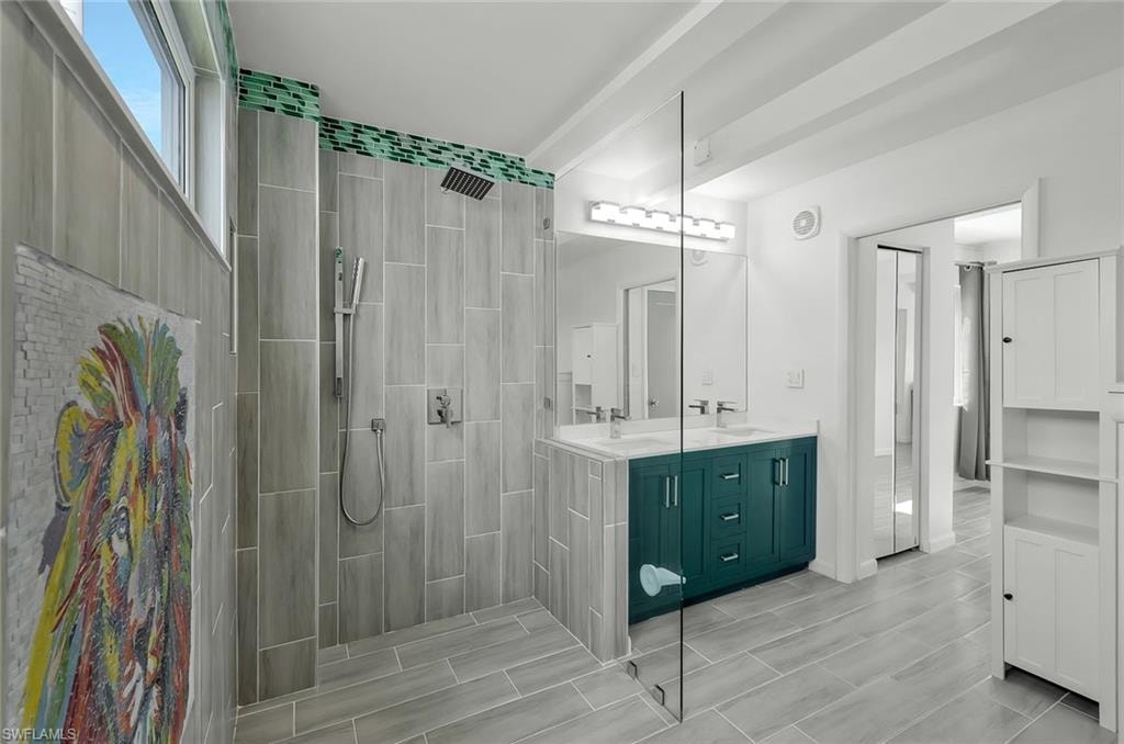 primary bathroom lower level