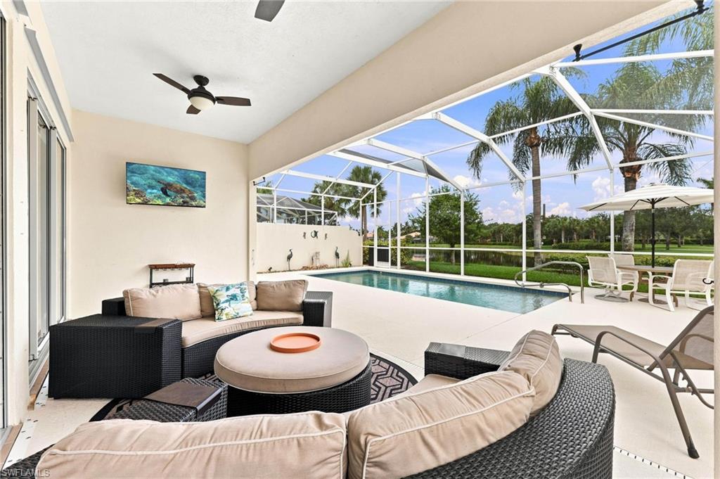 Fiully covered Lanai