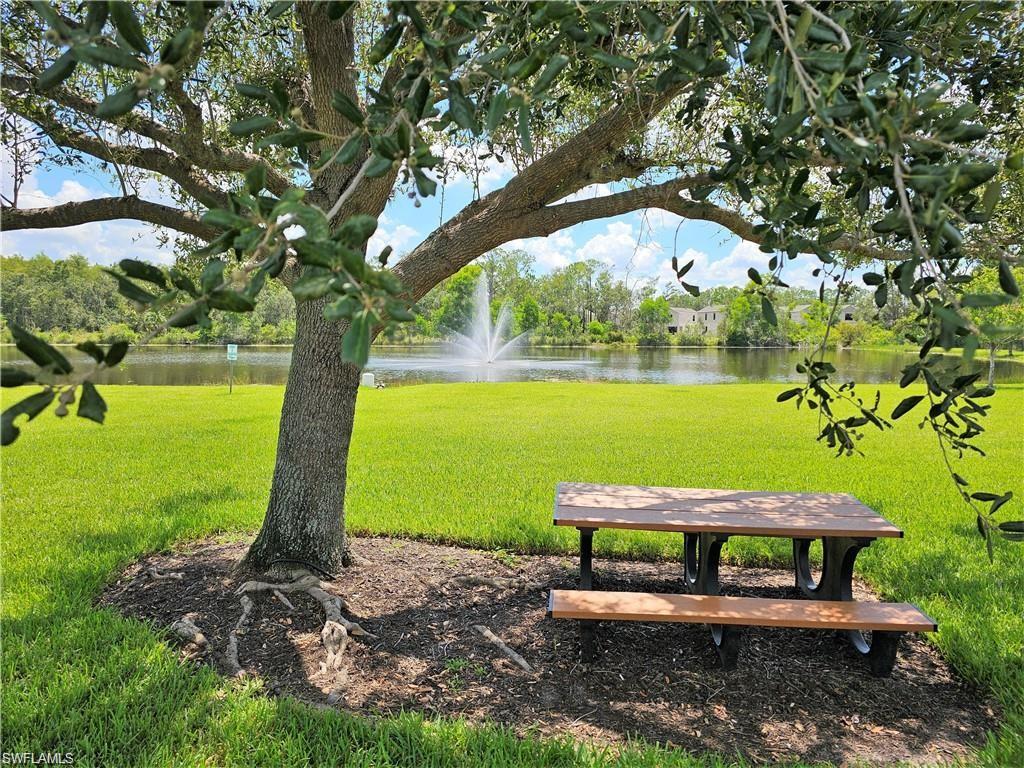 View of Community's Landscaped Lake and Picnic Facility