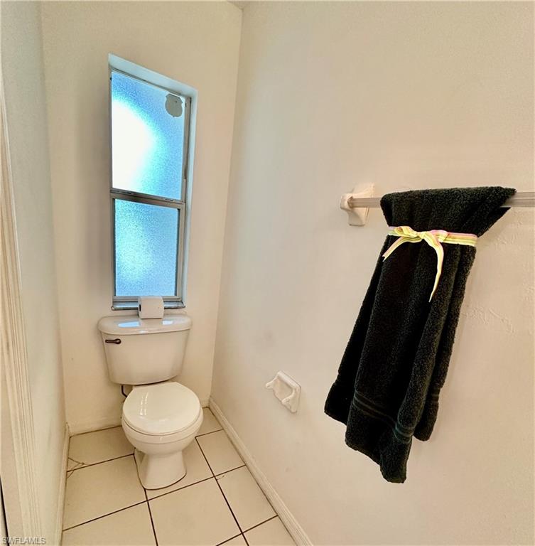 Half Bath Toiler/Window to Front