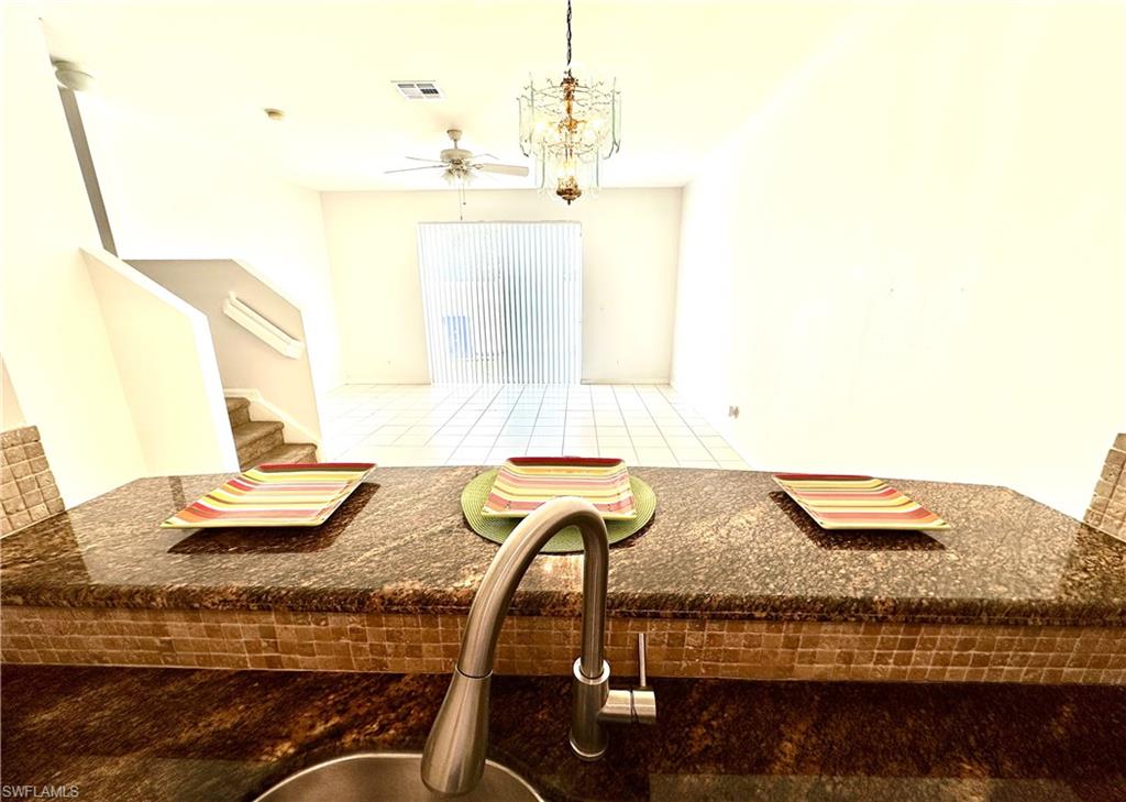 View of Greatroom from Kitchen Sink and Breakfast Bar