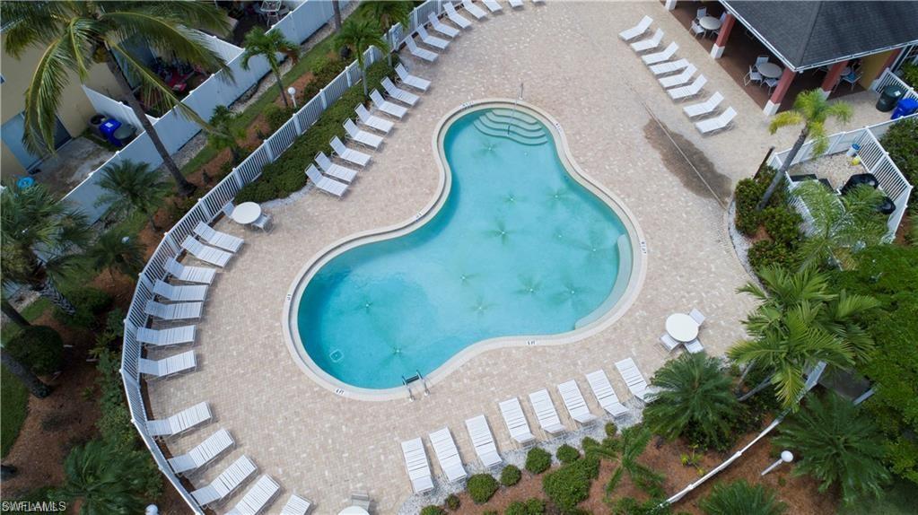 Aerial View of Resort Style Community Pool