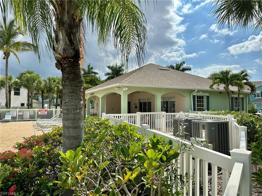 View of Resort Style Community Pool's Under Truss