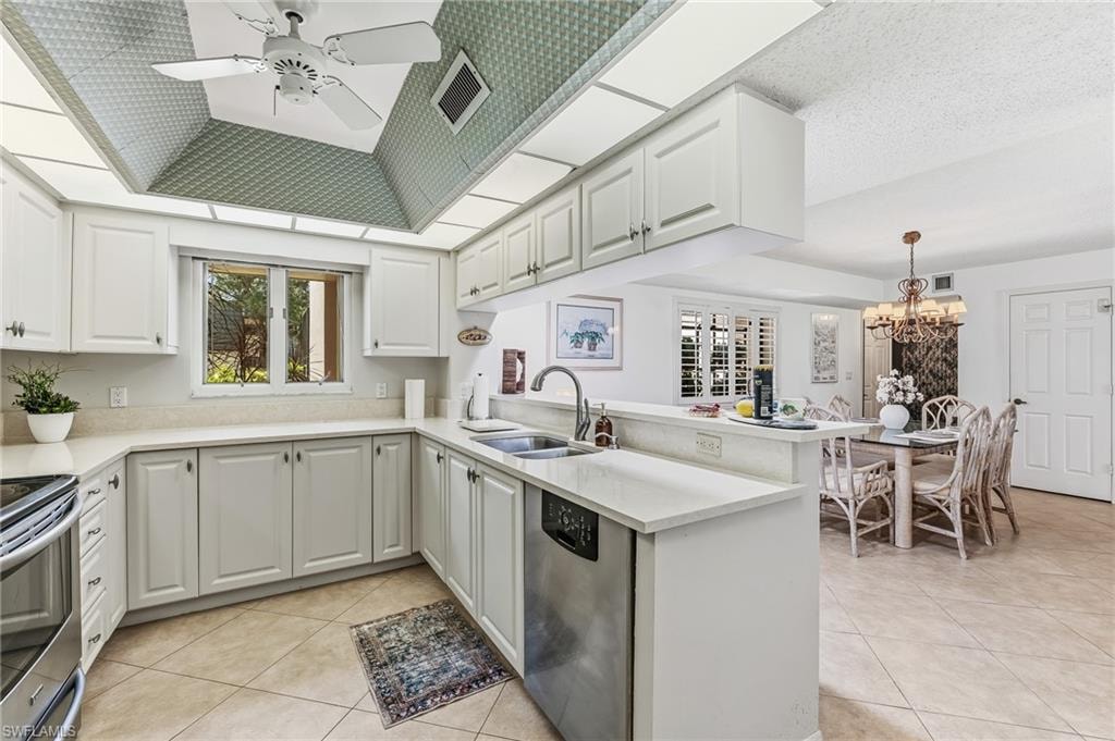Upgraded kitchen  with quartz countertops