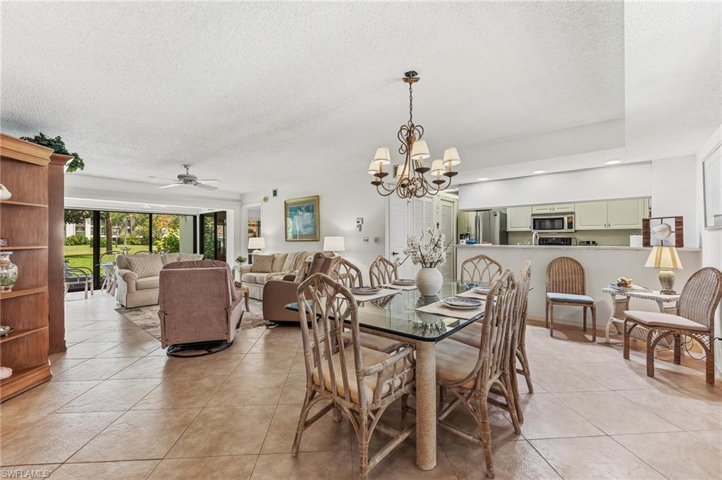 Open concept - views to living room, kitchen and dining