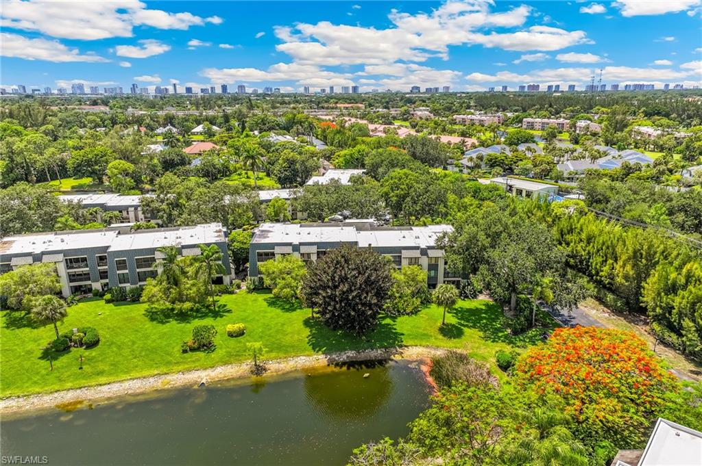 Aerial of back of view