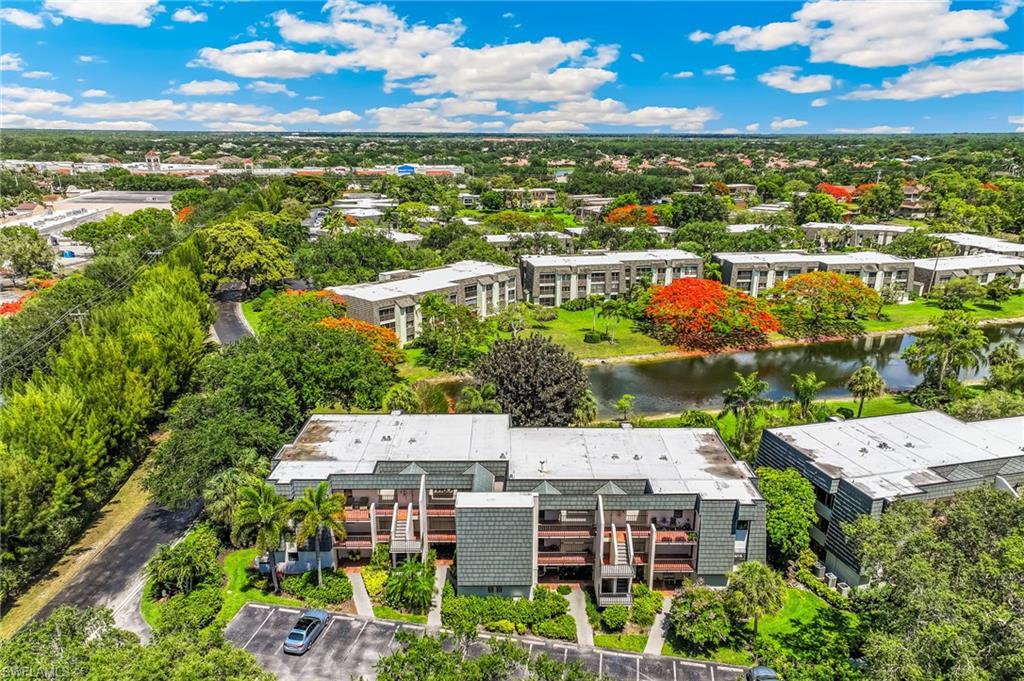 Aerial of neighborhood