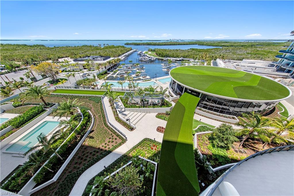 View from Residence #503 overlooking OASIS, Lagoon and Marina to Gulf