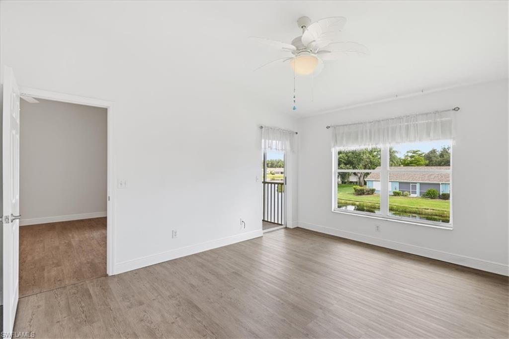luxury vinyl plank floors, walk in closet