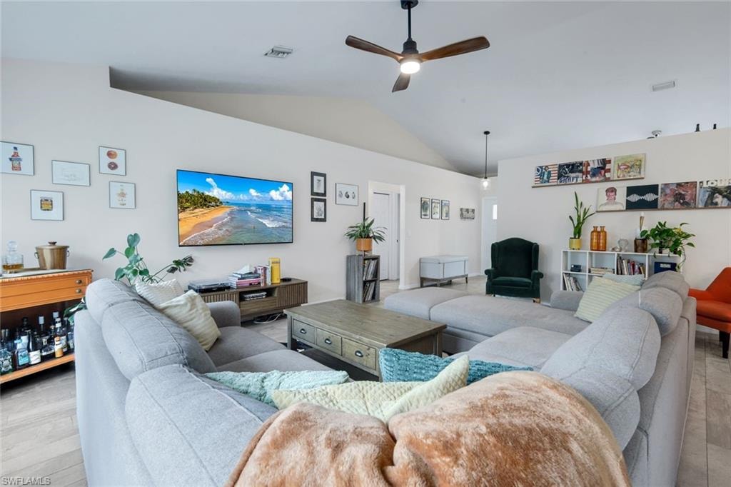 Notice the vaulted ceilings....this home is SO spacious!