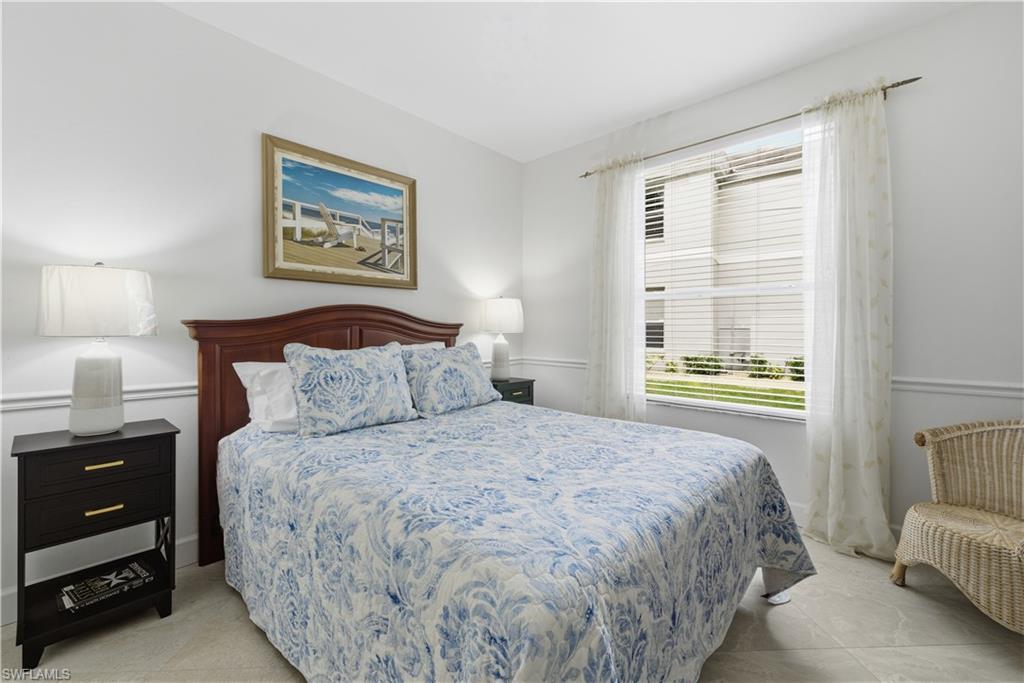 View of tiled bedroom
