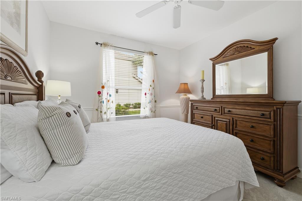 Bedroom featuring a ceiling fan