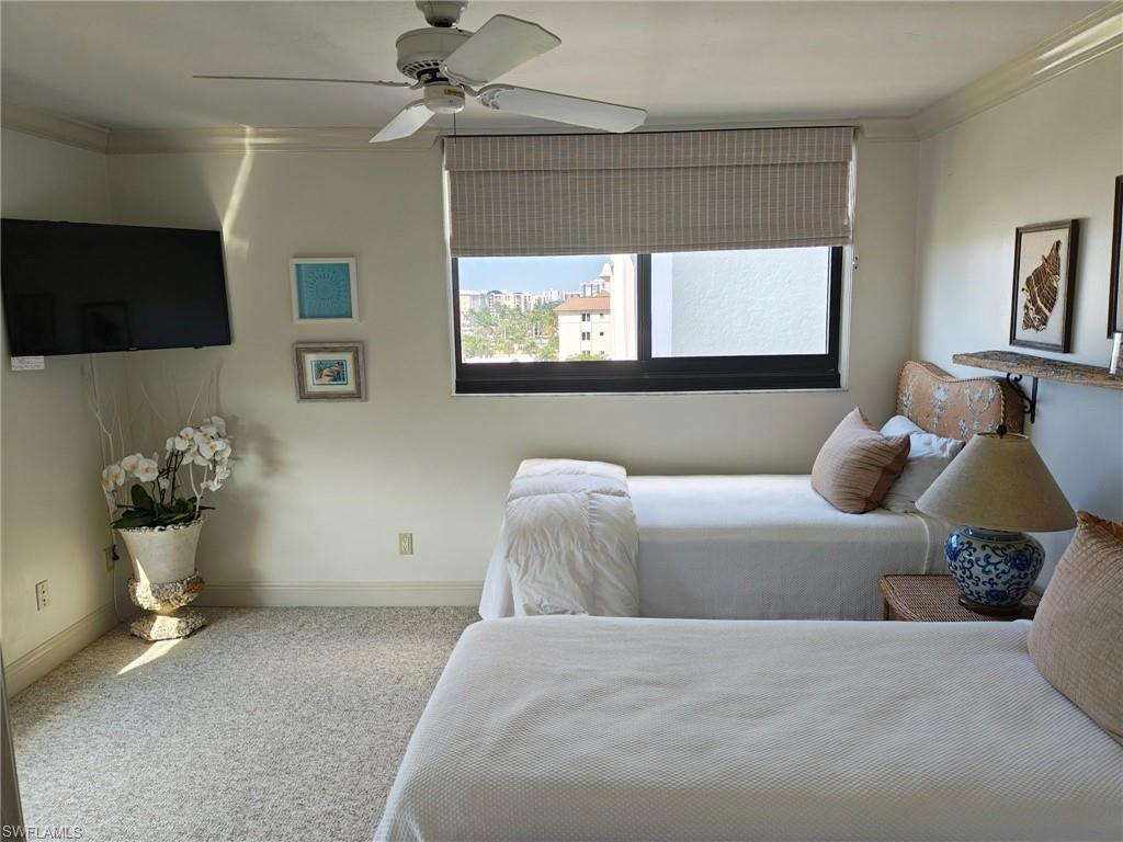 Beautiful light and bright with views of the Gulf from the bedroom