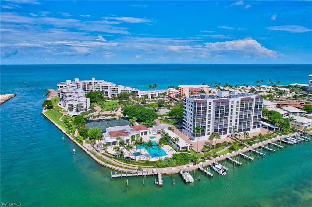 Admiralty Point, 10 acre enclave at the tip of Gulf Shore Blvd. Surrounded by the Gulf, Doctors pass and Moorings Bay