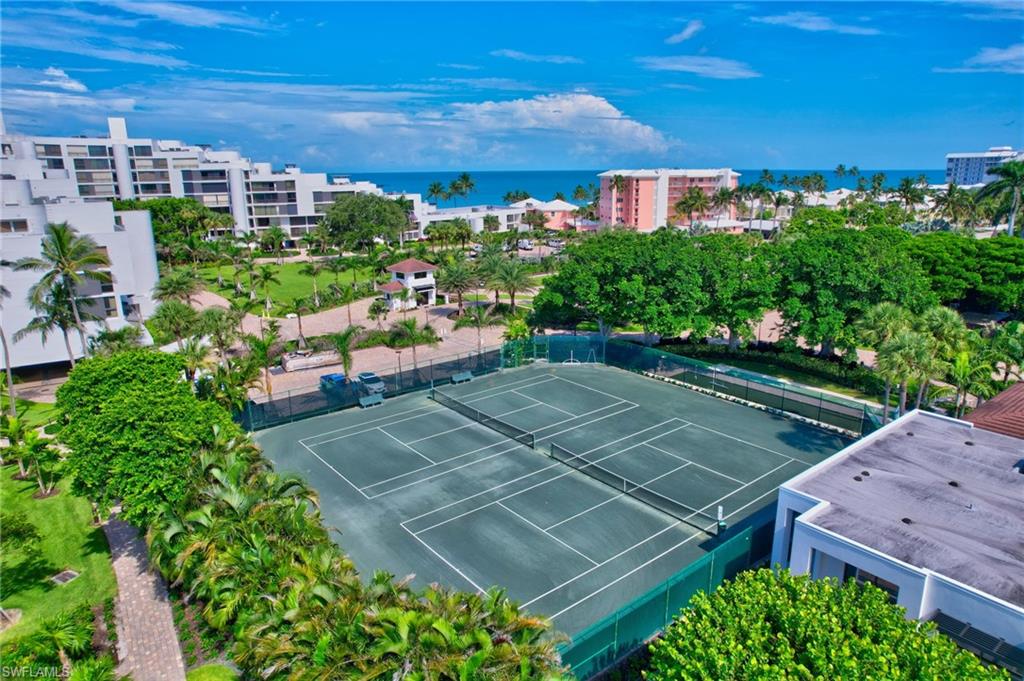 View of Tennis court and Bocce