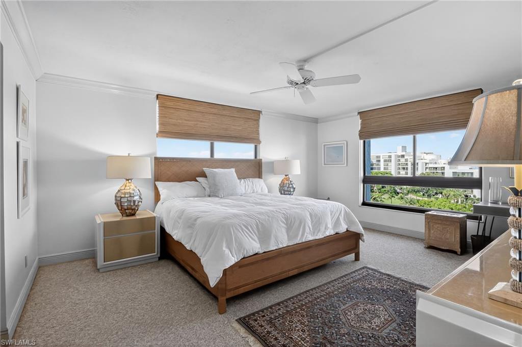 Primary Bedroom with incredible views from every window