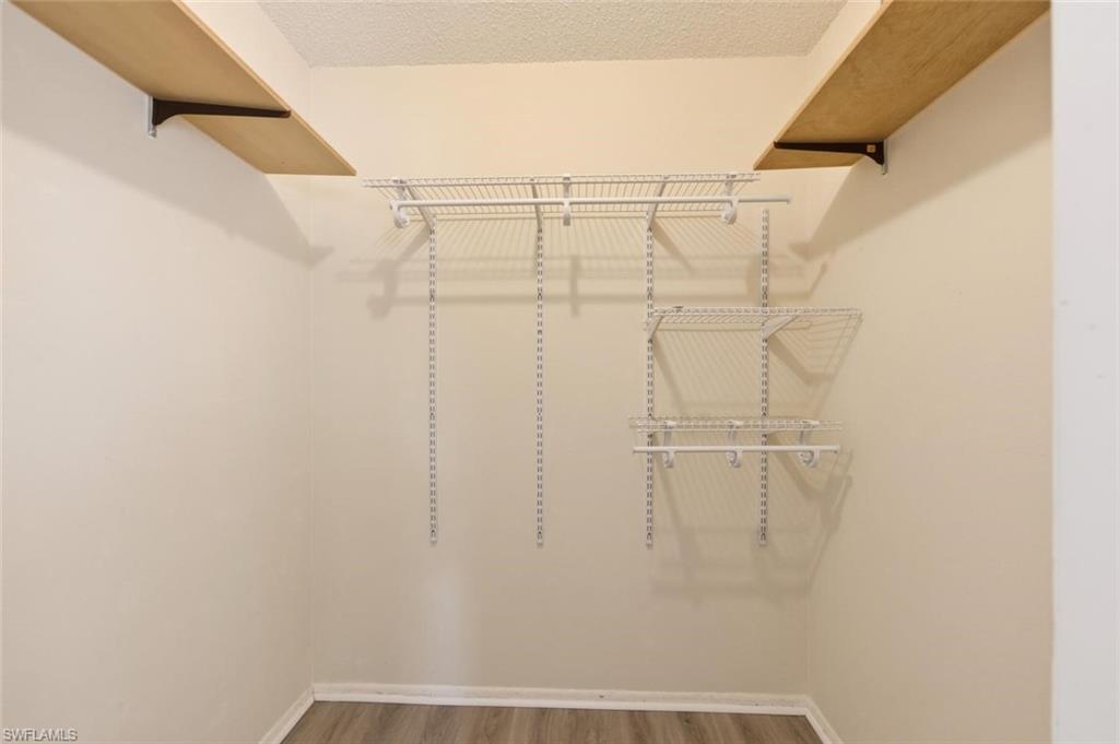 another walk in closet for the second bedroom