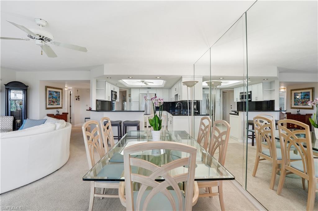 Formal dining space.