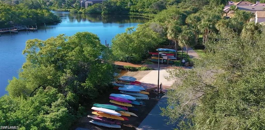 Canoe and kayak from the Bonita Bay's riverside park.