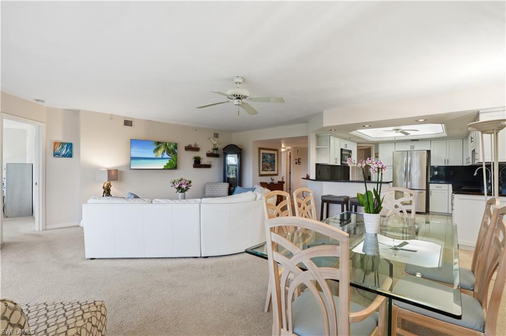 View of large living area.