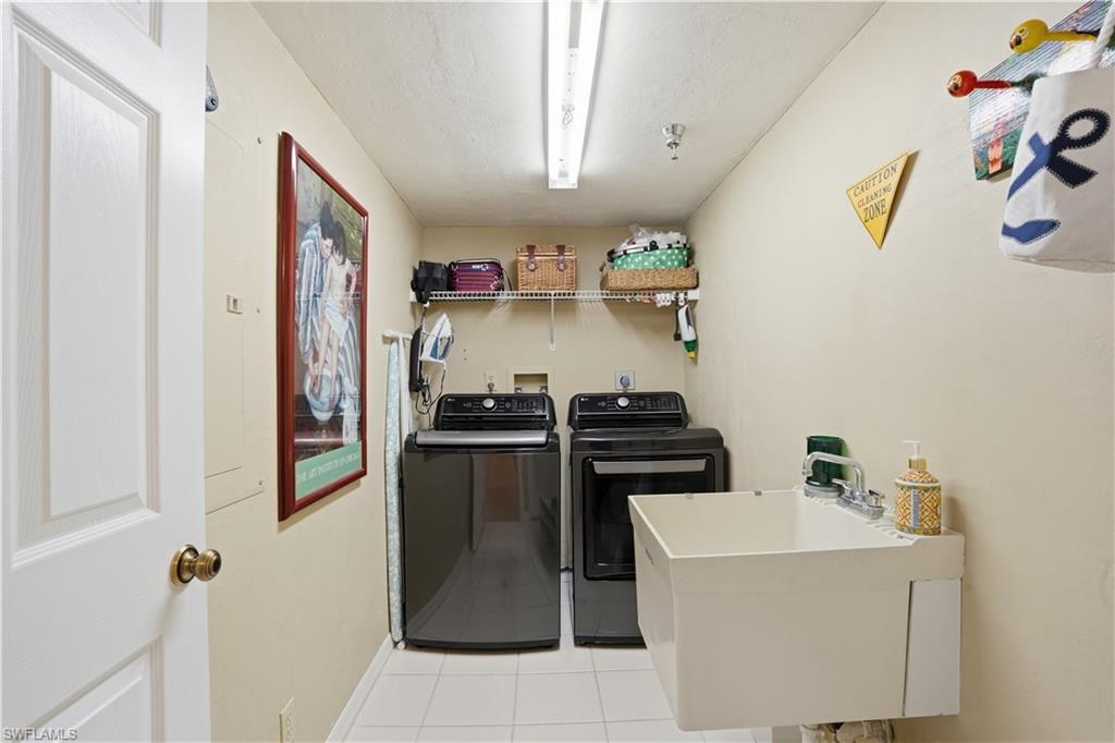 View of laundry room.