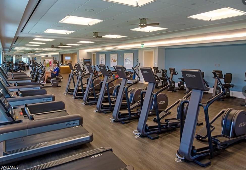State of the art fitness center available with club membership.