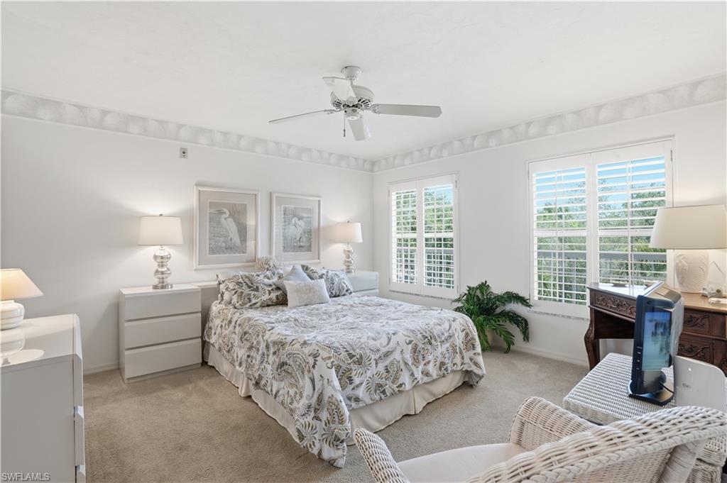 Guest bedroom, privately tucked away on the western side of the home.