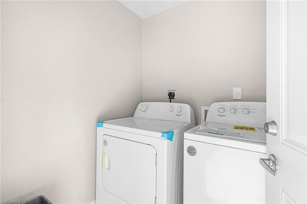 New washer and dryer