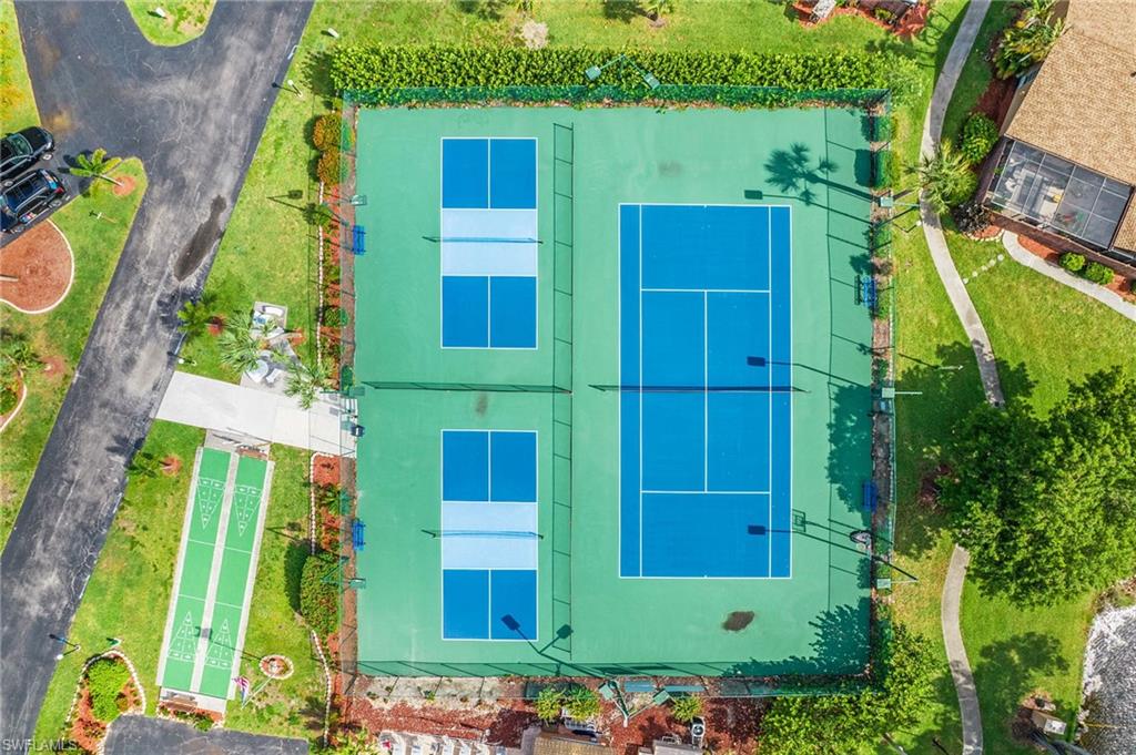 Pickleball and Tennis courts.
