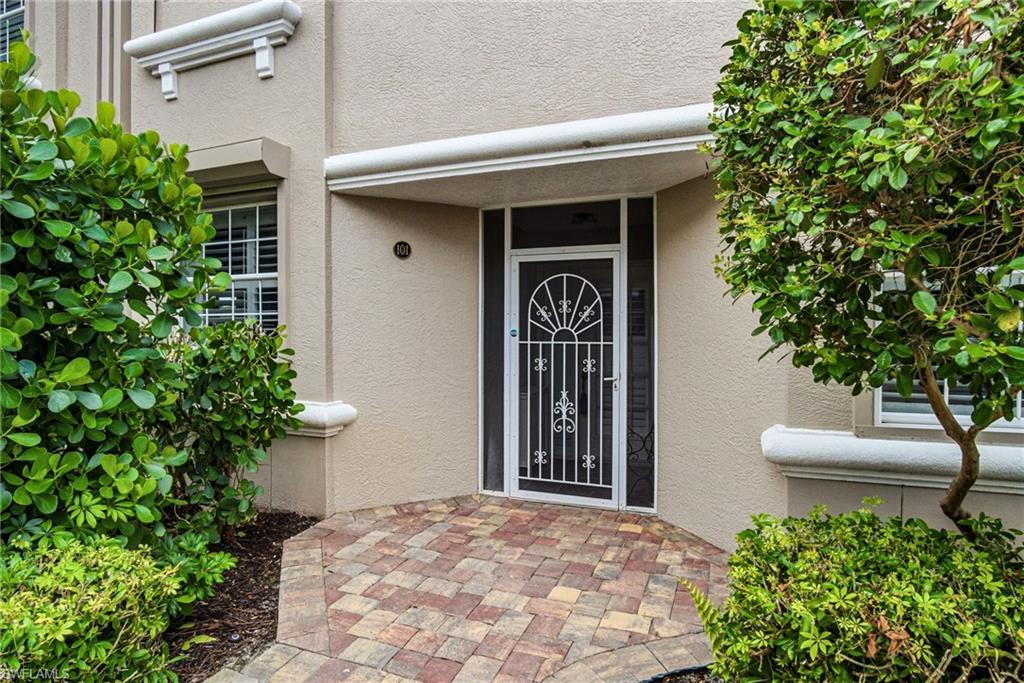 Entryway to property.