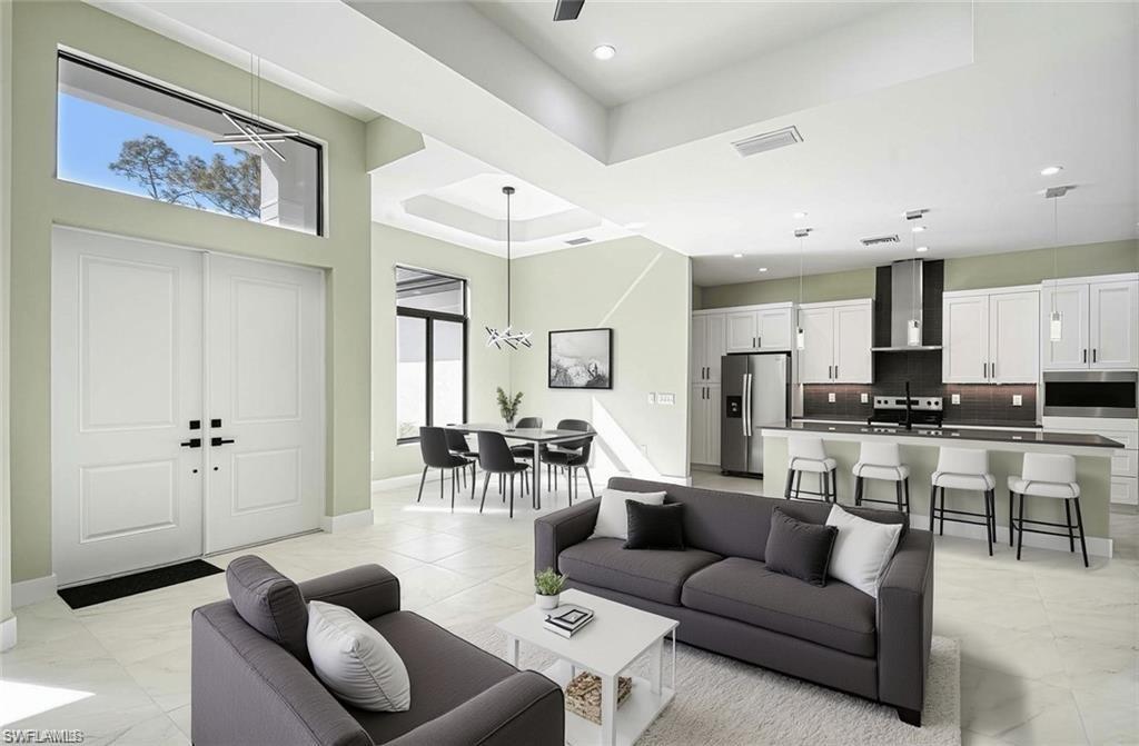 Virtually Staged Living Area