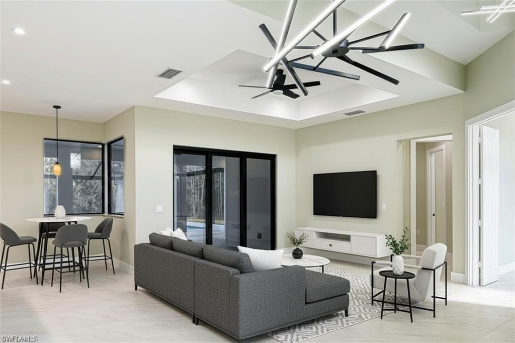 Virtually Staged Living Area